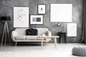 zwart wit interior