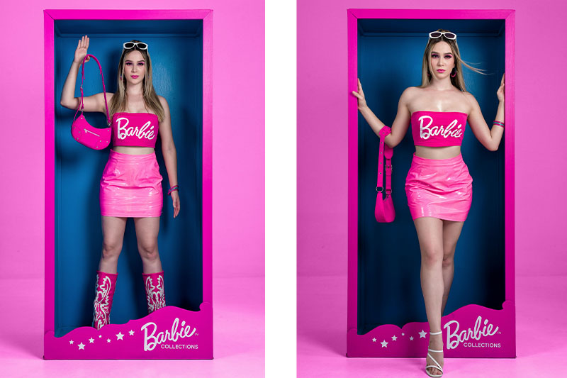 barbie kostuum